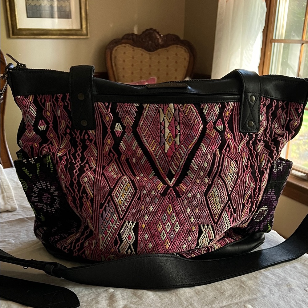 Nena& Co. Artisan Woven Shoulder Crossbody Bag.